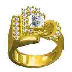 Unique Vintage Style Engagement Ring for Men
