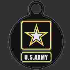 United States Army Keyring