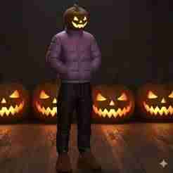 Urban Pumpkin Head – 3D Printable Halloween Figure