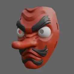 Urokodaki Mask for Cosplay Demon Slayer Fan Art