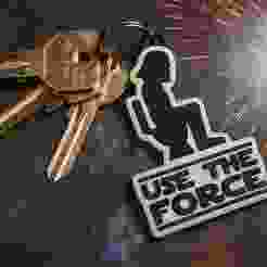“USE THE FORCE” keychain, Star Wars