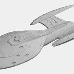 USS Voyager refit - star trek intrepid class federation ship