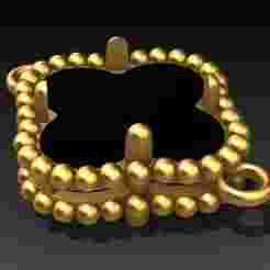 Van Cleef Inspired – Dual 3D Jewelry Model for 10mm & 12mm Stones (2-in-1 Promo Pack)