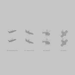 ✈️ Vehicles – Planes & Aircraft Pendant Pack (Original Blend) 🚀🛸