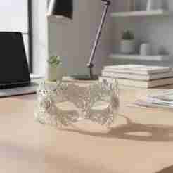 Venetian Rose Filigree Mask