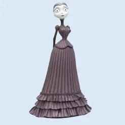 Victoria Everglot – Corpse Bride STL | High Detail Fan Art Model for 3D Printing