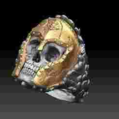 Viking Skull Ring