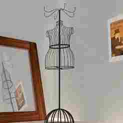 Vintage wire bust mannequin