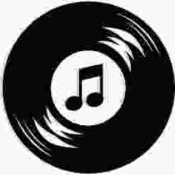 vinyl record spinning with a music note inside - 2D/3D Wall Art STL+SVG For CNC Router, Plasma, Waterjet, Laser & 3D Printer