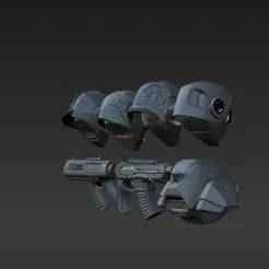 Voidwalker Exosuit Upgrade Kit - Sci-Fi Miniature Custom Parts