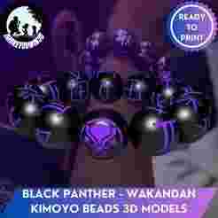 Wakandan Kimoyo Beads – 3D Printable Model