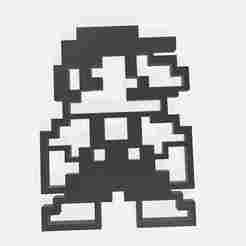 Wall decoration Marios bros 8 bits
