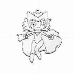 Wanda Vision Keychain - Avengers Scarlet Witch