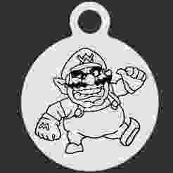 Wario Keyring