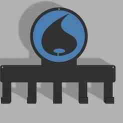 Water Energy Key Holder || Energia Agua Key Holder