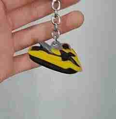 Watercraft key chain, retro objects