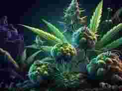 weed plant lithophane