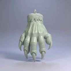 Werewolf Claw Keychain | Fierce Lycanthrope STL File, Printable Monster Paw Charm