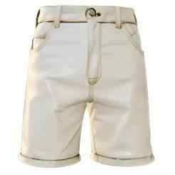 White Denim Shorts