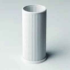 White Pot Holder 3D Print – Decorative Showpiece for Home