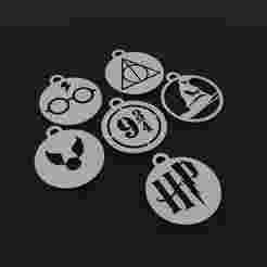 Wizard World-Inspired Keychains & Pendants | Magical Fan Art STL Collection
