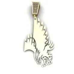 wolf animal pendant necklace mountain landscape -