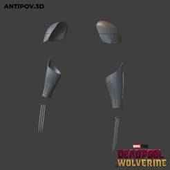 Wolverine armor Deadpool & Wolverine movie for 3D print