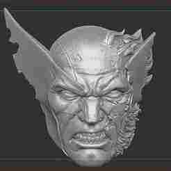 Wolverine Battle Damage V2 head sculpt for articulated action figures