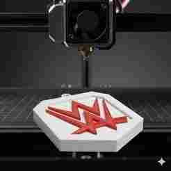 WWE Logo Keychain