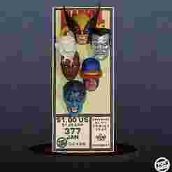 X-MEN corner box art Marvel legends