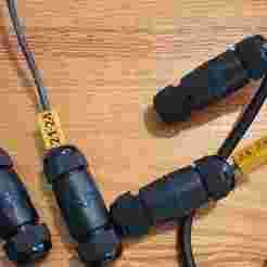 xLights Data/Ethernet Cable Snap On Numbering Clips (for Long Range Receivers)