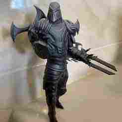 Zed Figure with Shadow Base