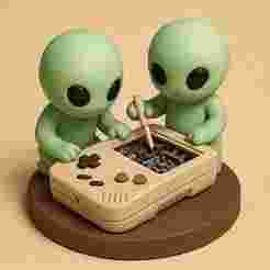 Alien Lab: Game Boy Autopsy - Kawaii Space Sculpture 🎮👽