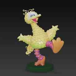 Big Bird Sesame Street - 3D figure Infinity/Disney style (100 mm)