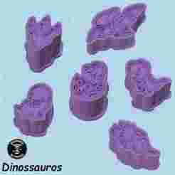 Dinosaurs Theme Brigadeiro and Sweets Ejector Kit - Kit Ejetor para Brigadeiro e Doces Tema Dinossauros