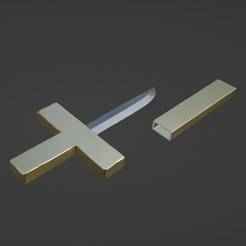 Dracule Mihawk’s Kogatana Cross Dagger - One Piece