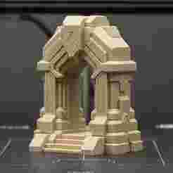 Free Ancient Fantasy Stone Portal – 3D Printable Archway Terrain Model