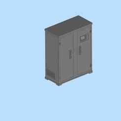 Large unit control box, machine control module, plant control box module 06 miniature scene model