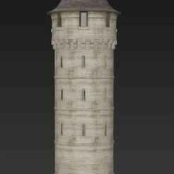Tabletop Game Figure Medieval Watchtower Diorama Scale Models