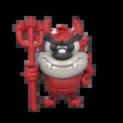 Taz the Tasmanian Devil STL | 3D Figure Halloween Looney Tunes | Devil Duck Model
