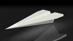 Cool Paper Plane - masaüstü kartvizitlik