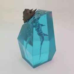 Şeffaf Reçine 3D Baskı için Deniz Canavarı Dioraması