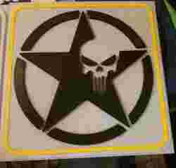 Punisher ile ABD Ordusu logosu