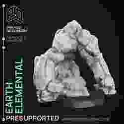 Toprak Elementi - DND Minyatür - 32mm Ölçek - HAZIR