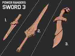 MMPR - Rangers 3 Kılıç 3D baskı modeli