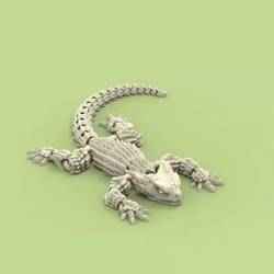 3D baskı için mafsallı kertenkele armadillo | STL