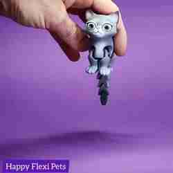 Busya the she cat print in place flexi oyuncak