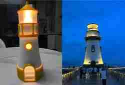 City, Light, Tower - Creative Lighthouse Night Light