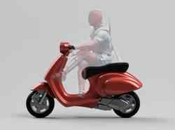 DEADPOOL SCOOTER - VESPA PRIMAVERA - ÖLÇEK 1:12