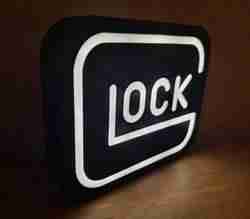 Glock Lightbox Tabela Duvar Masa Üstü 17 17L 19 22 26 43 9mm